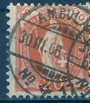 1905 r Szwajcaria Mi 74 kas.