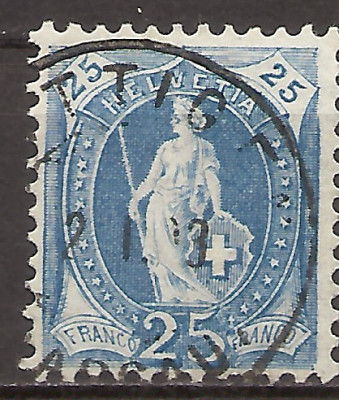 1907 r Szwajcaria Mi 88 kas.