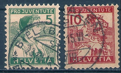 1915 r Szwajcaria Mi 128 - 129 kas.