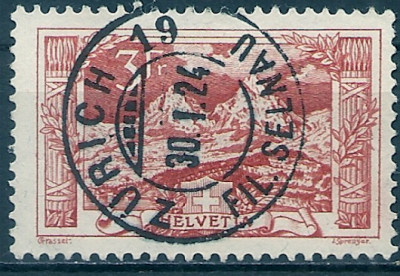 1917 r Szwajcaria Mi 142 kas.