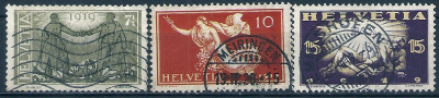1919 r Szwajcaria Mi 146 - 148 kas.