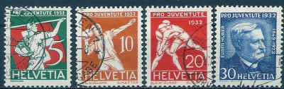 1932 r Szwajcaria Mi 262 - 265 kas.