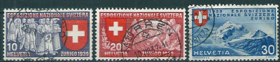 1939 r Szwajcaria Mi 331 - 343 kas. Włoski