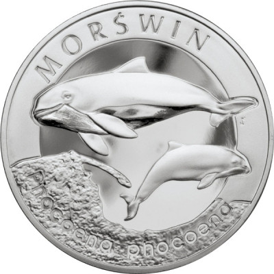 20 zł - Morświn (łac. Phocoena phocoena) - 2004 r