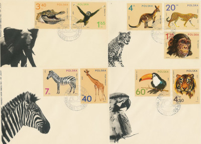 FDC 2015-23 #4: Zwierzęta z Zoo