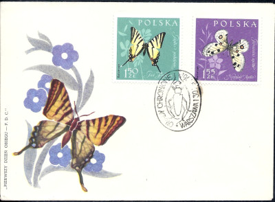 1961 r. Koperta FDC 0245** 5