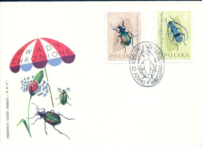 1961 r. Koperta FDC 0245** 2