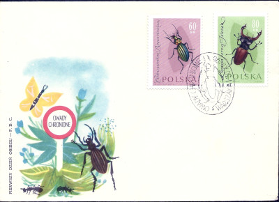 1961 r. Koperta FDC 0245** 3