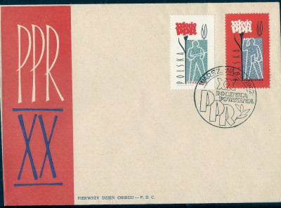 1962 r. Koperta FDC 0246**1