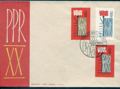 1962 r. Koperta FDC 0246**2
