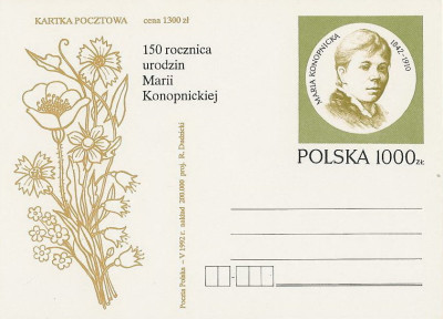 Cp 1023 : Maria Konopnicka