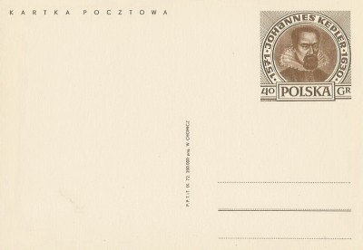 Cp 533 : Johannes Kepler