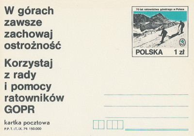 Cp 736 : 70 rocznica GOPR