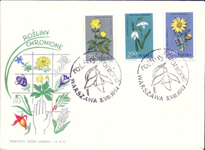 1962 r. Koperta FDC 260**.4