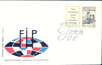 1962 r. Koperta FDC 0261**.1