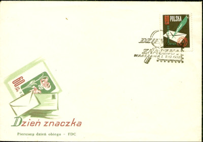 1958 r. Koperta FDC 0170**.1