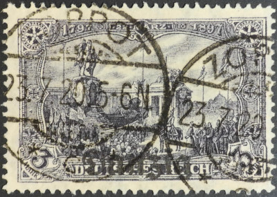 Fi 13 b kasowany. Wolne Miasto Gdańsk WMG, "Danzig"