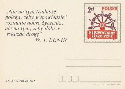 Cp 787 : IX Nadzwyczajny Zjazd PZPR