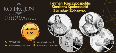 Zestaw 2 x 10 zł STANISŁAW Ż&Oacute;ŁKIEWSKI + KONIECPOLSKI