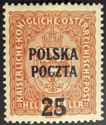 Fi 38 * - 25/80 halerzy - Wydanie krakowskie - gw. Berbeka