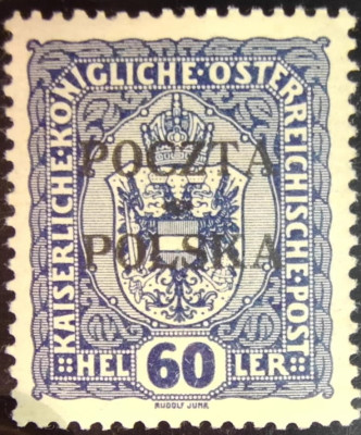 Fi 42 * - 60 halerzy - Wydanie krakowskie - gw. Berbeka