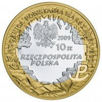 2009 r.Moneta 10 zł Kamil Baczyński.