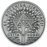 2009 r. Moneta 20 zł. 65 Roczn. Likwidacji Getta