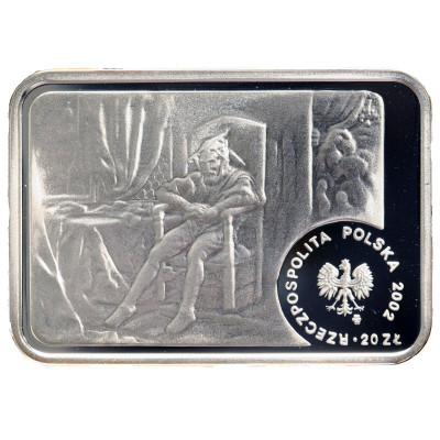 2002 r. Moneta 20 zł  Jan Matejko