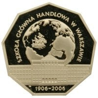 2006 r. Moneta 10 zł.  1000 Lecie SGH.