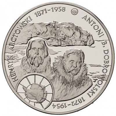 2007 r Moneta 10 zł H. Arctowski