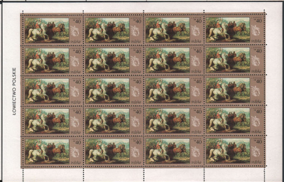 Fi 1743 - 1750** Łowiectwo w malarstwie. Arkusze