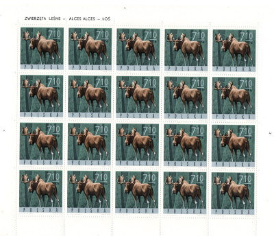 Fi 1486 - 1494** Zwierzęta leśne. Arkusze