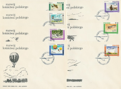 FDC 2791-97 #7: Rozw&oacute;j lotnictwa polskiego