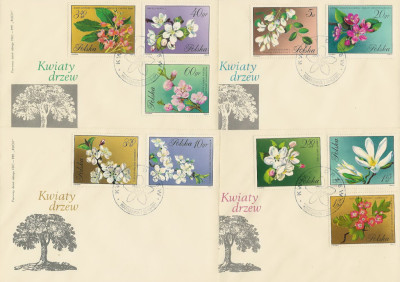 FDC 1985-94  #4: Kwiaty drzew