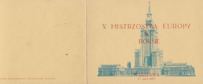 FDC 664-66 (2) karnet: X ME w Boksie