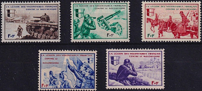 FRANCJA 1942-LEGION FRANCUSKI MNH**!Gratis wysyłka!