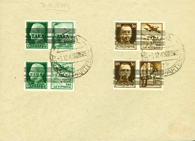 ZARA 1943-OKUPACJA NIEMIECKA-KOPERTA-RZADKA!