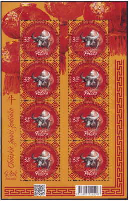 Ark. 5128 ** Chińskie znaki zodiaku - Baw&oacute;ł