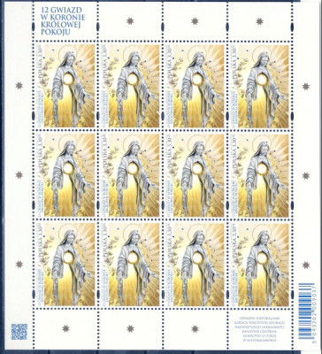 Ark. 5093 ** 12 gwiazd w Koronie Kr&oacute;lowej Pokoju