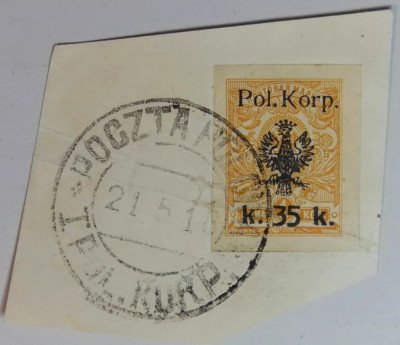 Fi 13b Poczta I Korpusu Polskiego gen. Muśnickiego Bobrujsk