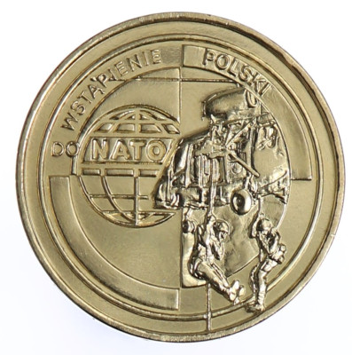 Moneta 2 zł Wejście Polski do NATO
