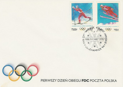 FDC 3330-31: Zimowe IO Lillehammer