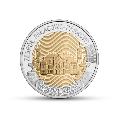 5 zł - Zesp&oacute;ł pałacowo-parkowy w Kozł&oacute;wce