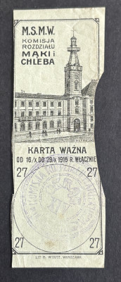 KARTA ŻYWNOŚCIOWA- OKRES I WOJNY ŚWIATOWEJ