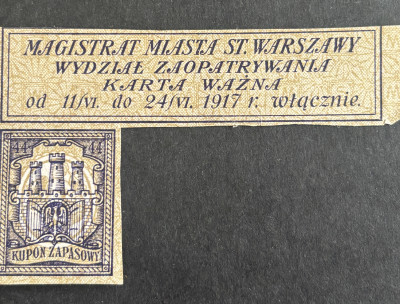 KARTA ŻYWNOŚCIOWA- OKRES I WOJNY ŚWIATOWEJ
