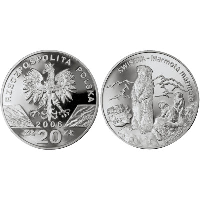 20 ZŁOTYCH,  2006 ROK, ŚWISTAK