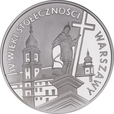 20 ZŁOTYCH,  1996 ROK, IV WIEK STOŁECZNOŚCI WARSZAWY