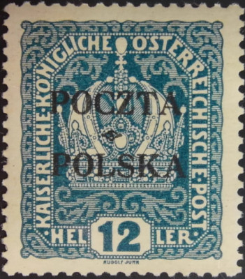 Fi 34** - Wydanie krakowskie 12 halerzy - gwarancja Schmutz