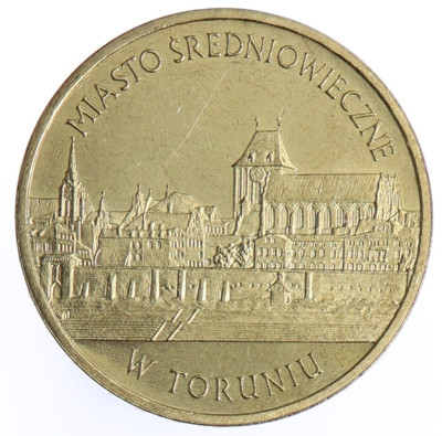 2 zł Miasto w Toruniu