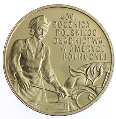 2 zł Osadnictwo w Ameryce P&oacute;łnocnej